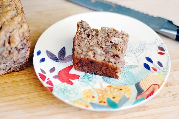Whole Wheat Bourbon Banana Bread