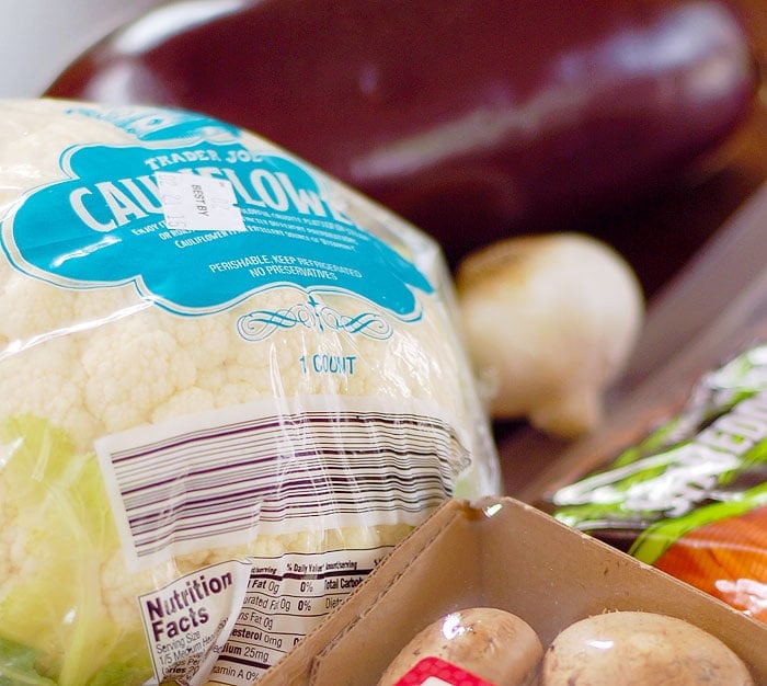 Slow Cooker Vegan Bolognese with Cauliflower, Eggplant, Mushrooms and Carrots | HealthySlowCooking.com