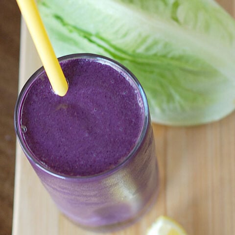 Lemon Blueberry Smoothie Packed with Vitamin C