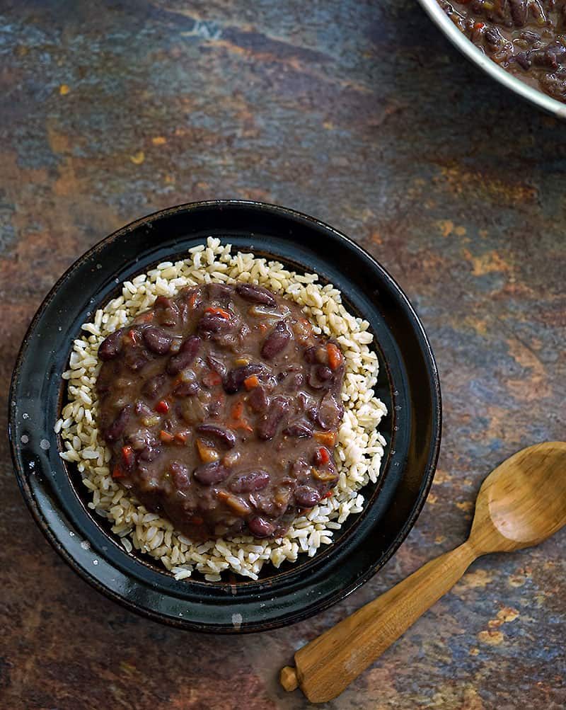 vegan red beans and rice