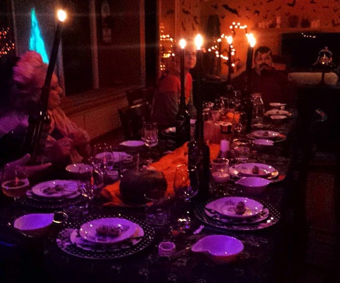 The Gothic Dinner is about to begin - photo by Jenni Fields