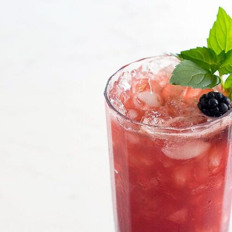 Blackberry Mint Lemon Switchel