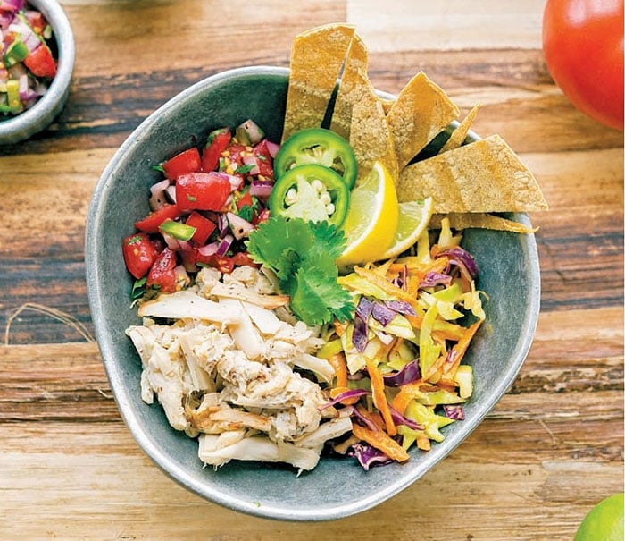 Hearts of Palm Vegan Fish Taco Bowl