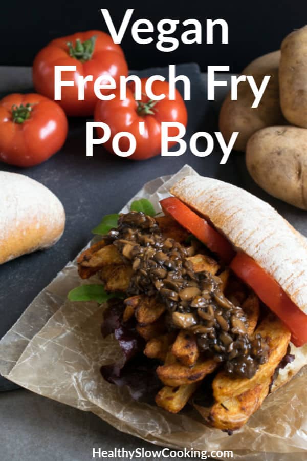 French Fry Po' Boy - Air Fryer and Oven Directions