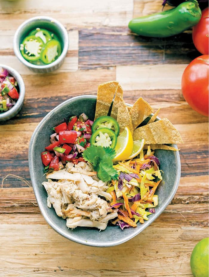 Hearts of Palm Vegan Fish Taco Bowl from Vegan Bowl Attack