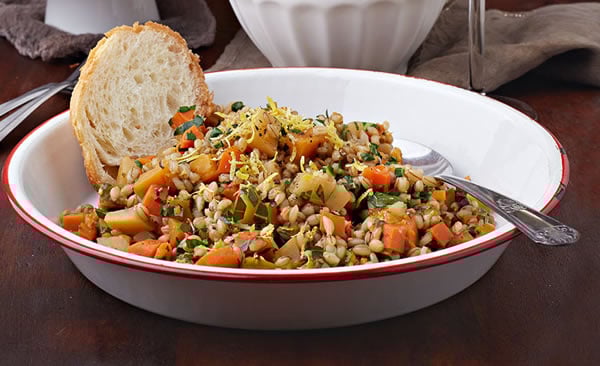 Root Veggie Barley Risotto from Vegan Slow Cooking for Two