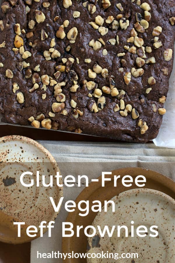 Gluten Free Vegan Teff Brownies