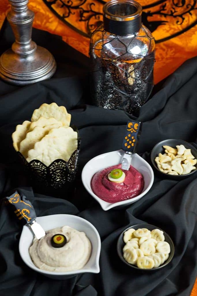 Trio of Vegan Halloween Spooky Spreads