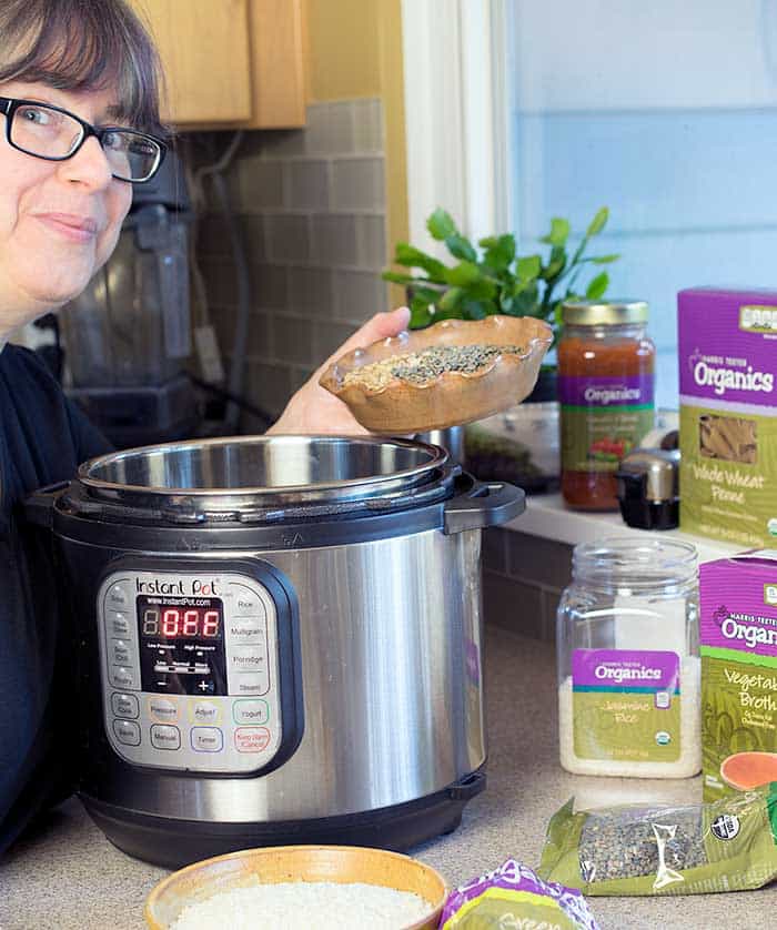 Budget Friendly Spiced Instant Pot Lentils and Rice