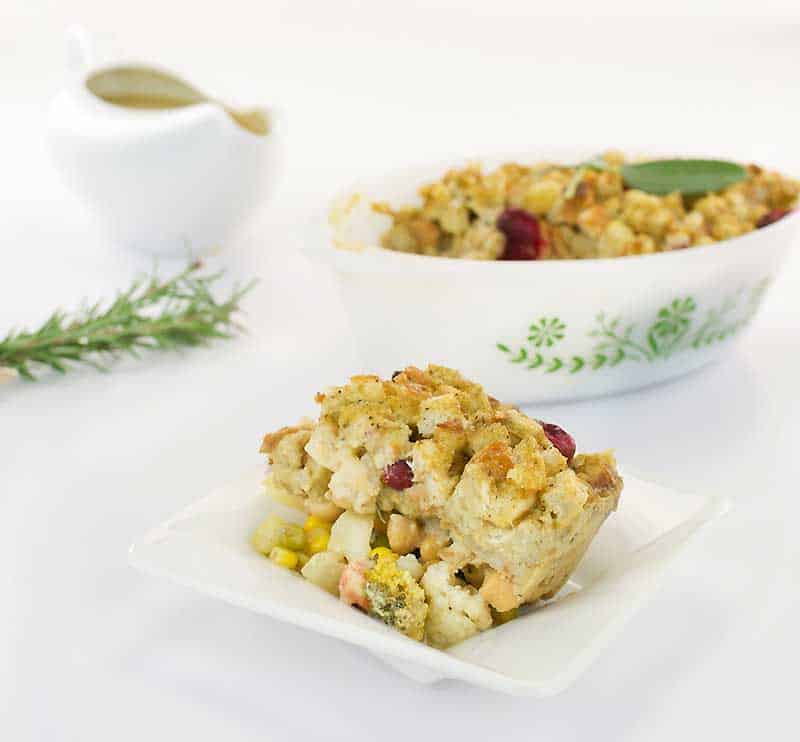 Vegan Thanksgiving Casserole and Gravy