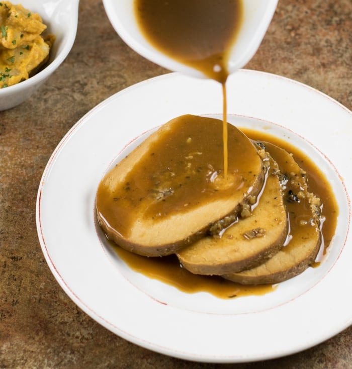 Slow Cooker Maple Herb Tofurky