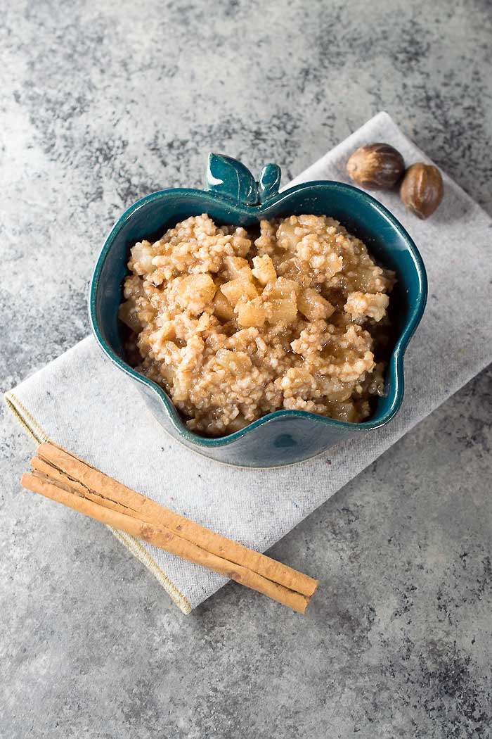 Instant Pot Apple Spice Steel Cut Oats
