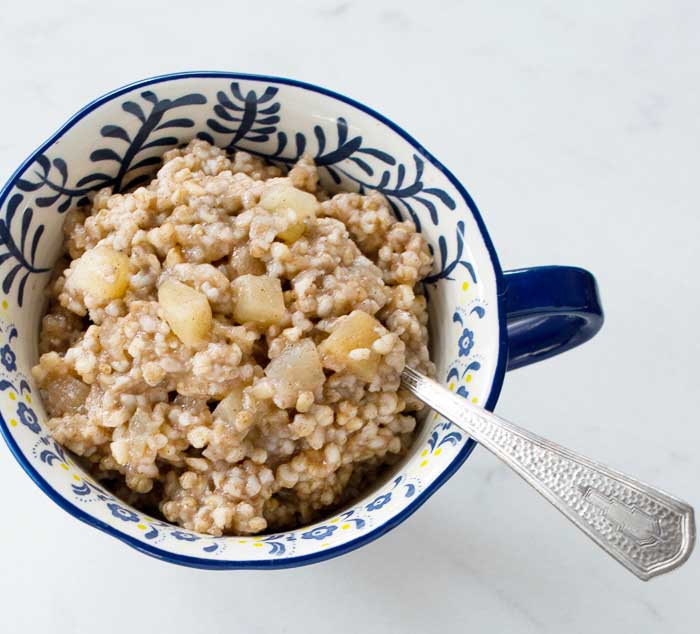 Instant Pot Apple Spice Steel Cut Oats