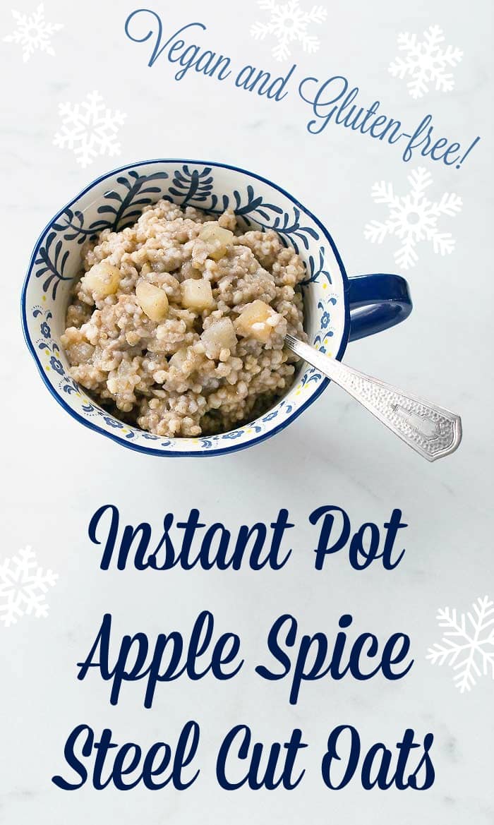 Instant Pot Apple Spice Steel Cut Oats