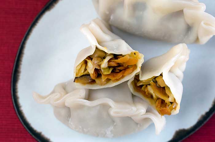 Asian Steamed Dumplings from The Ultimate Vegan Cookbook for Your Instant Pot by Kathy Hester