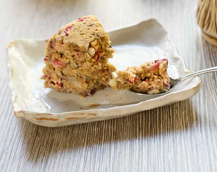 Vegan Pear and Cranberry Instant Pot Cake #RethinkSweet, @wholeearthsweetener