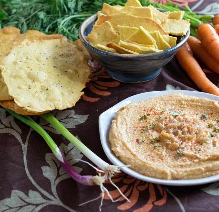 Happy Hummus Day! Celebrate #NationalHummusDay with Sabra and Vegan Chickpea Crackers 