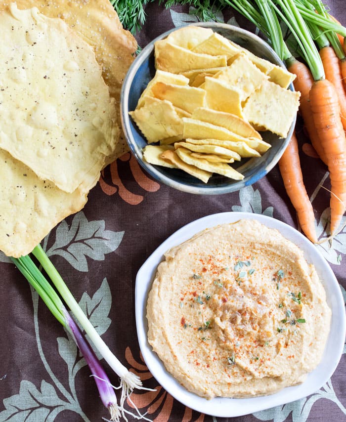 Happy Hummus Day! Celebrate #NationalHummusDay with Sabra and Vegan Chickpea Crackers 