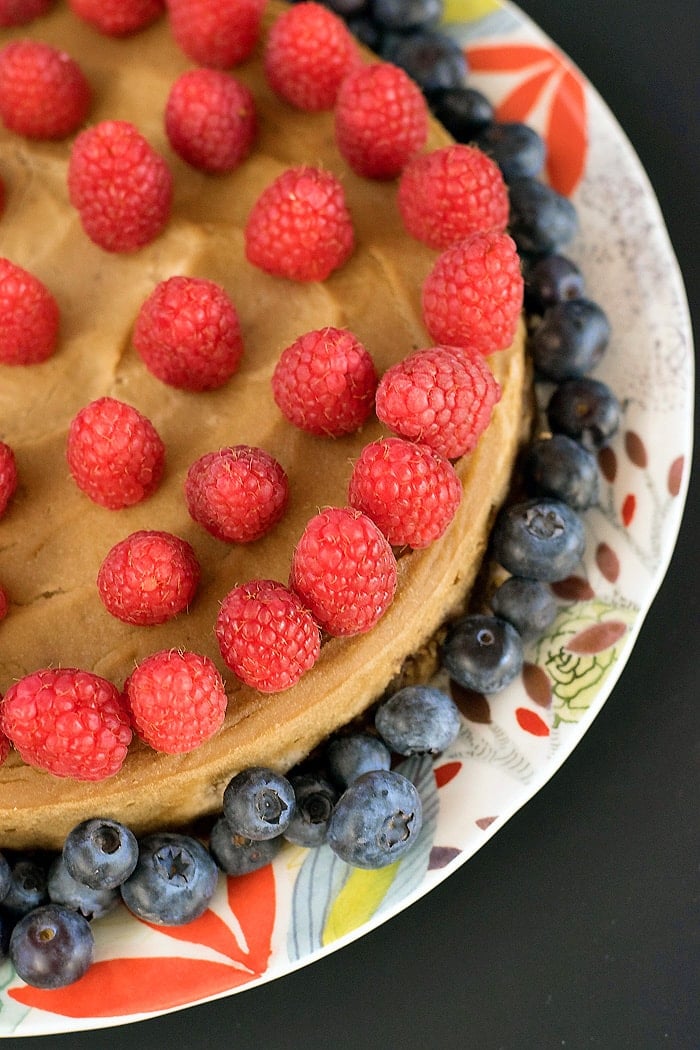 Pressure Cooker Cashew Lemon Cheezecake from Vegan Under Pressure