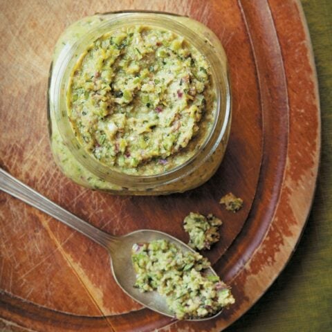 Kale Stem Pesto from The CSA Cookbook
