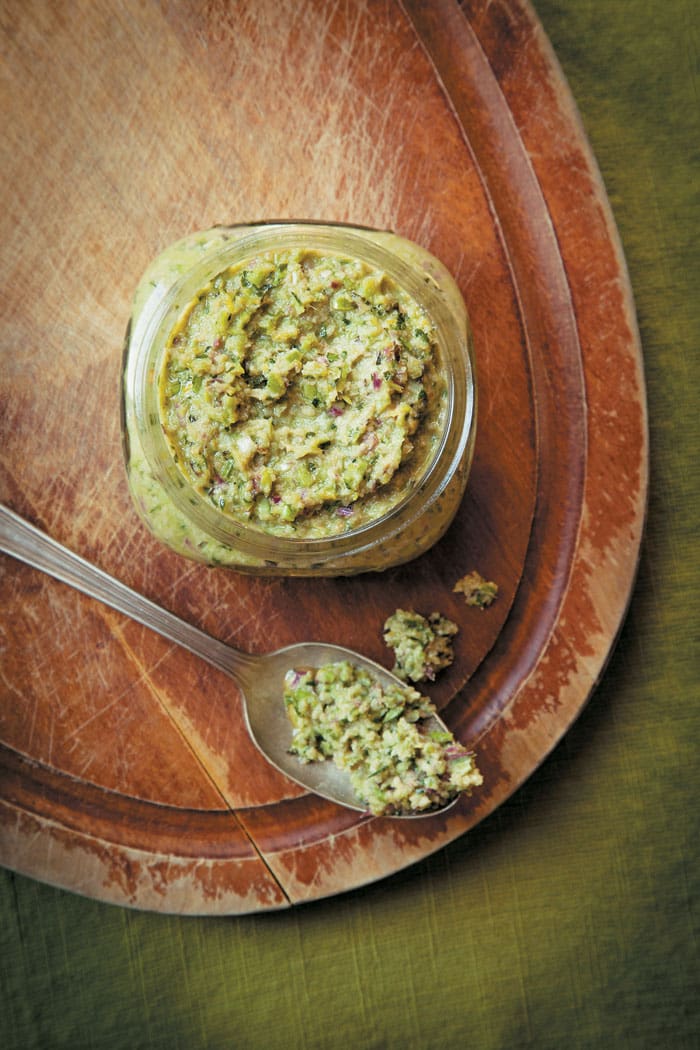 Kale Stem Pesto from The CSA Cookbook