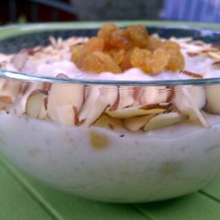 Vegan Slow Cooker Kheer - a Creamy Indian Rice Pudding