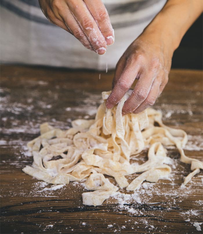 15-minute rustic homemade vegan pasta recipe from The Homemade Vegan Pantry