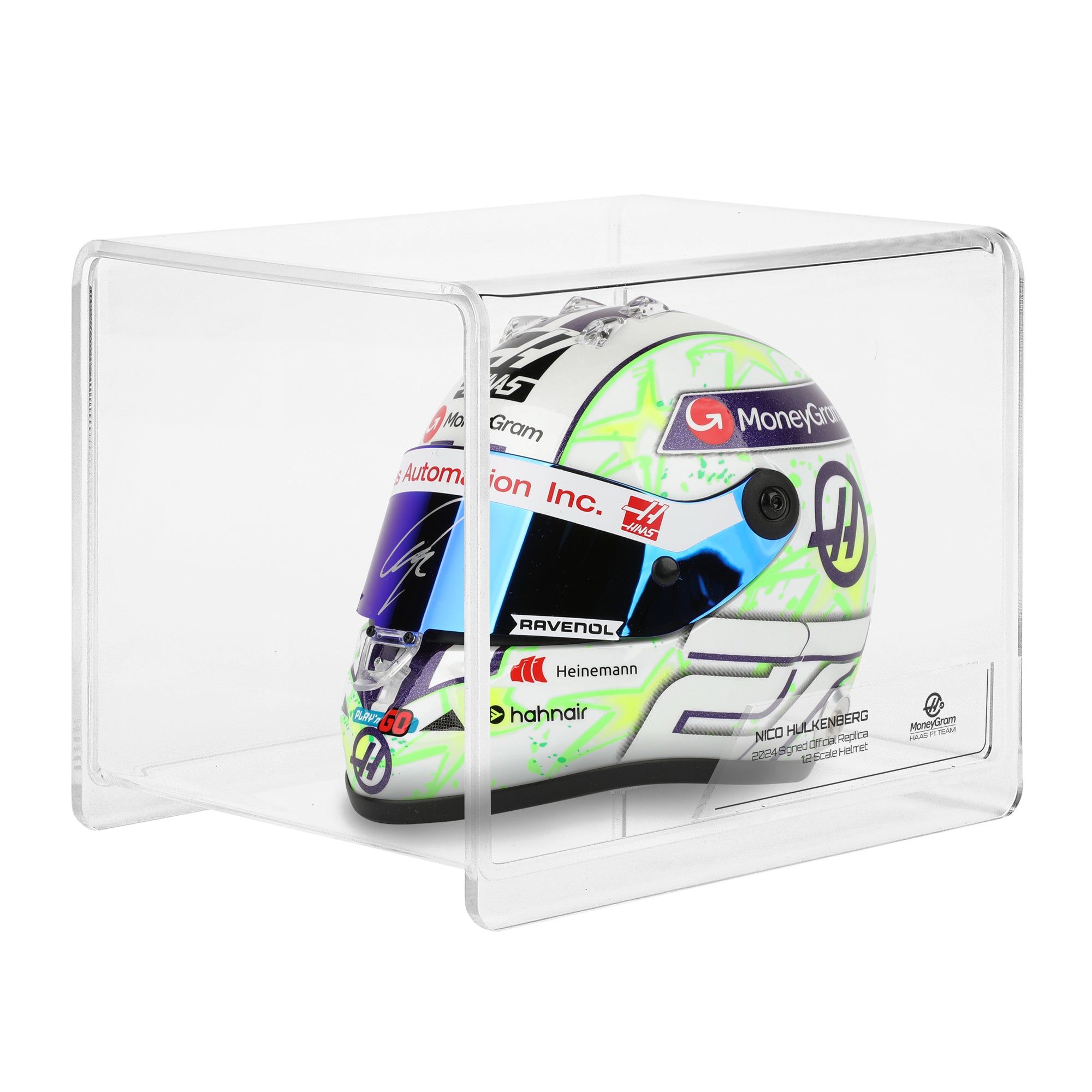 Nico Hulkenberg Haas 2024 Signed 1:2 Scale Helmet