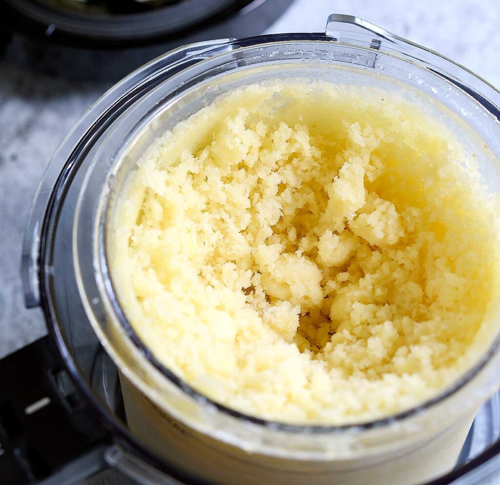 Crumbly ice cream after spinning