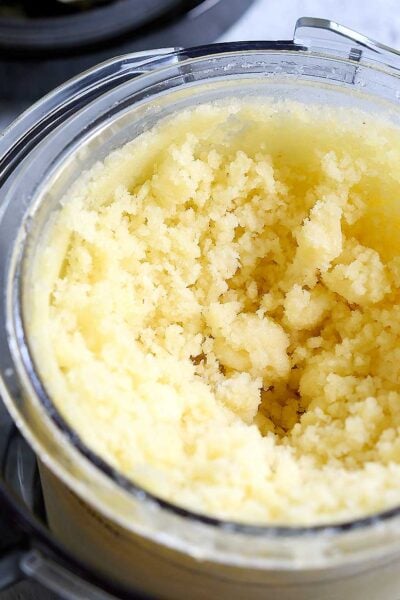 Crumbly ice cream after spinning