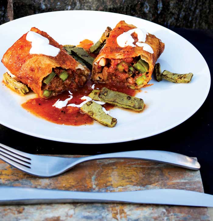 Northern Mexico Chimichangas from Vegan Mexico