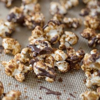 Peanutbutter Cup Popcorn from DIY Vegan