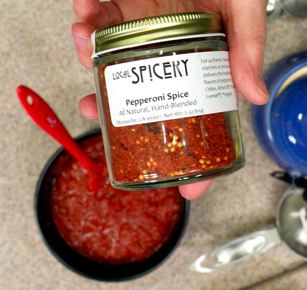 Local Spicery Pepperoni Spice blend jar