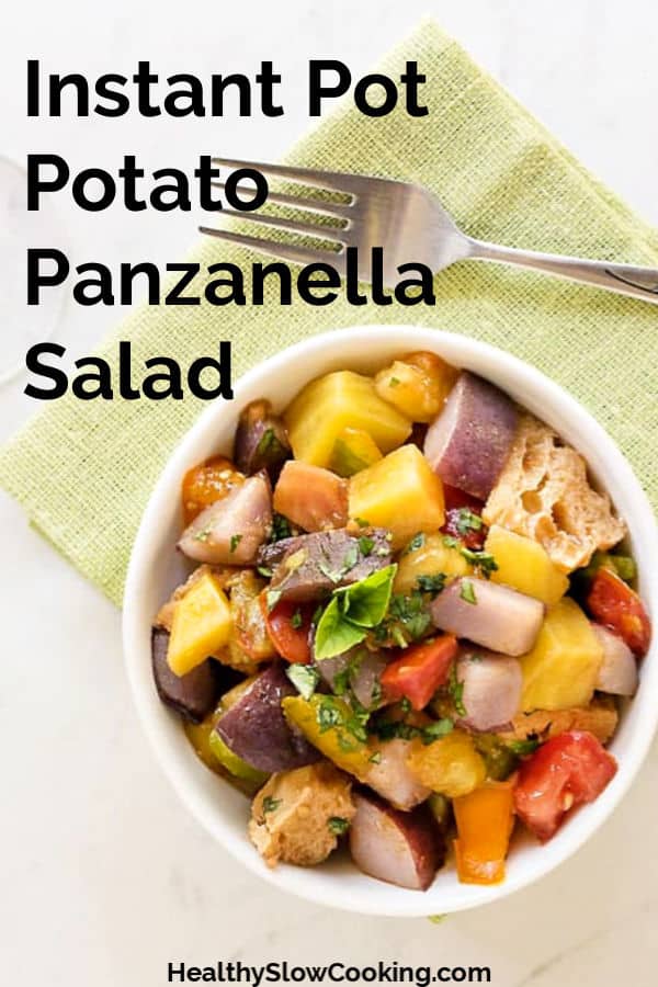 Instant Pot Potato Panzanella Salad
