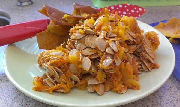 Step by Step Slow Cooker Pumpkin Purée