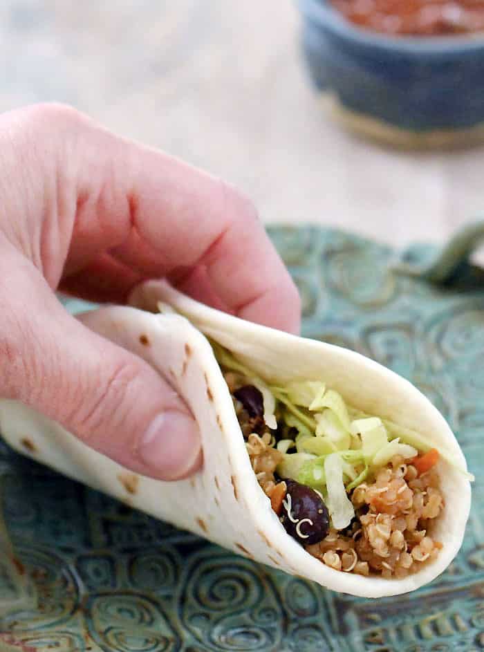 Vegan Quinoa Tacos