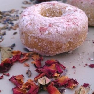 Lavender-Rose Donuts