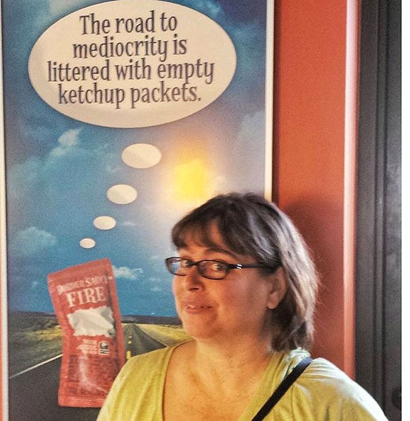 Food and Wine Conference Recap and Musings - Me on our trip home.