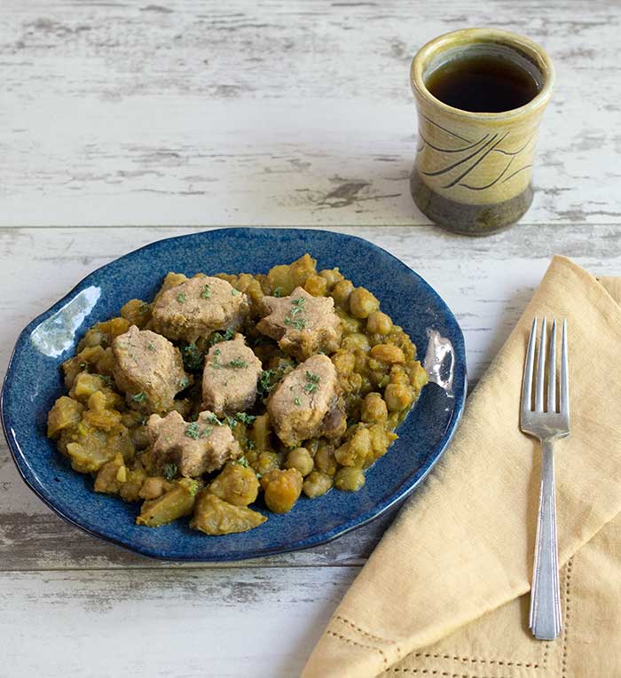 Vegan Slow Cooker Curry Pot Pie