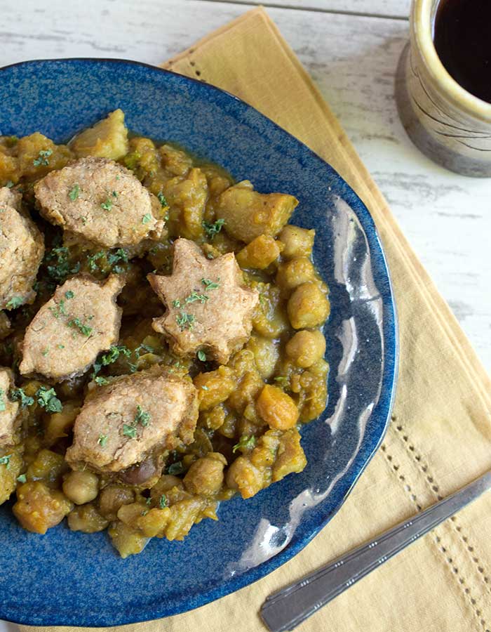 Vegan Slow Cooker Curry Pot Pie