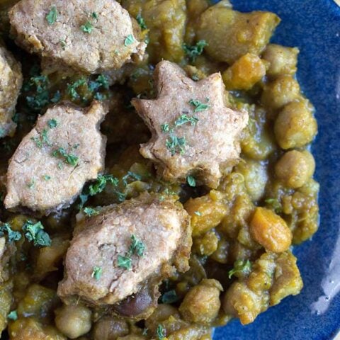 Vegan Slow Cooker Curry Pot Pie