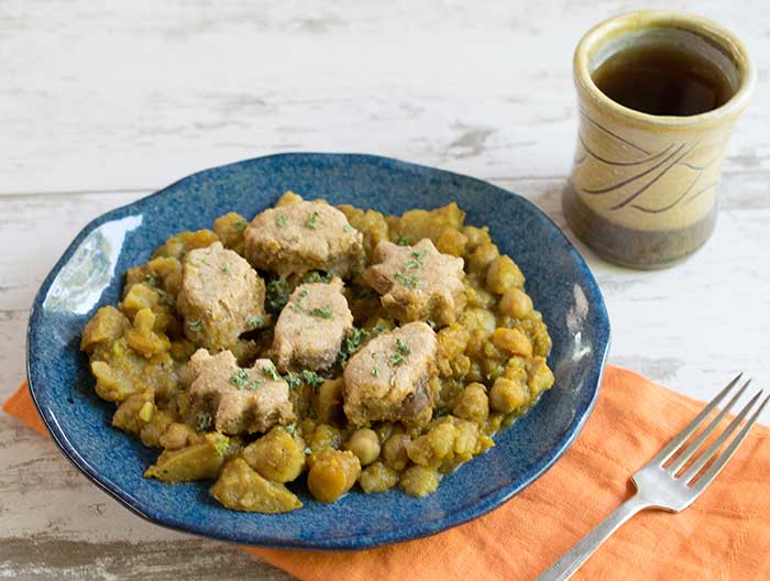 Vegan Slow Cooker Curry Pot Pie
