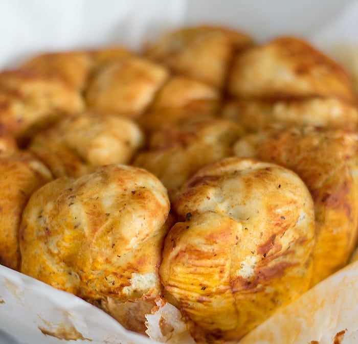 Slow Cooker Pull-Apart Pizza Rolls from The Make Ahead Vegan Cookbook