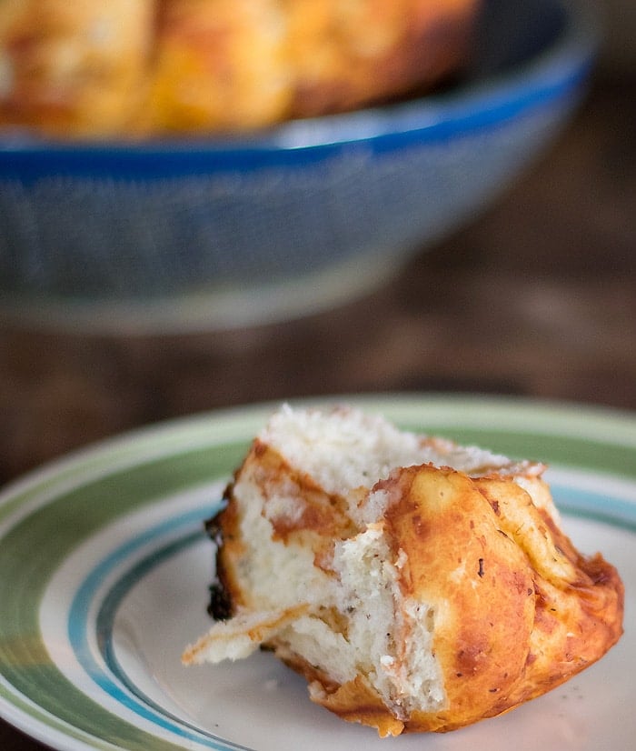 Slow Cooker Pull-Apart Pizza Rolls from The Make Ahead Vegan Cookbook