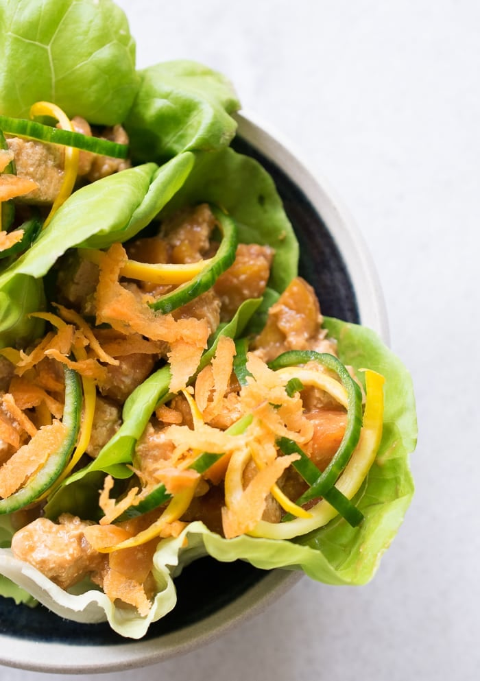 Vegan Slow Cooker No-Honey Tofu