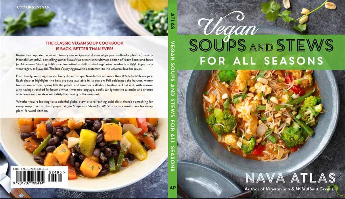 Book Cover photo of Soups and Stews for all seasons.