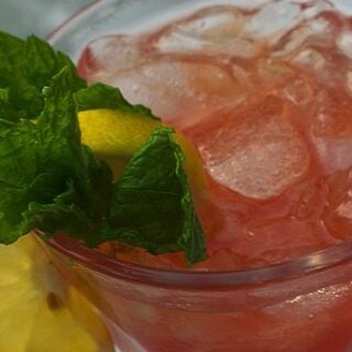 Spiked Strawberry Mint Lemonade