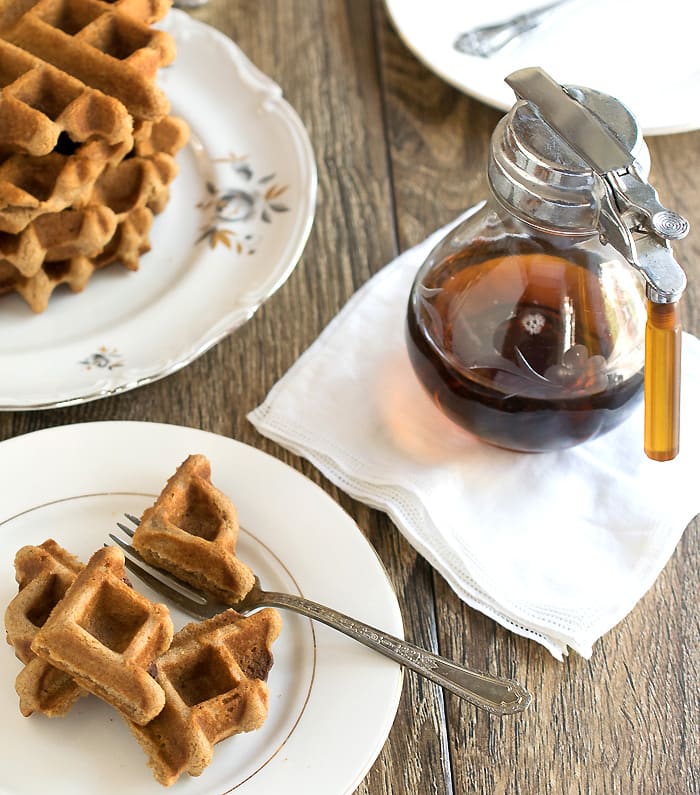 Vegan Gluten-Free Chai Teff Waffles
