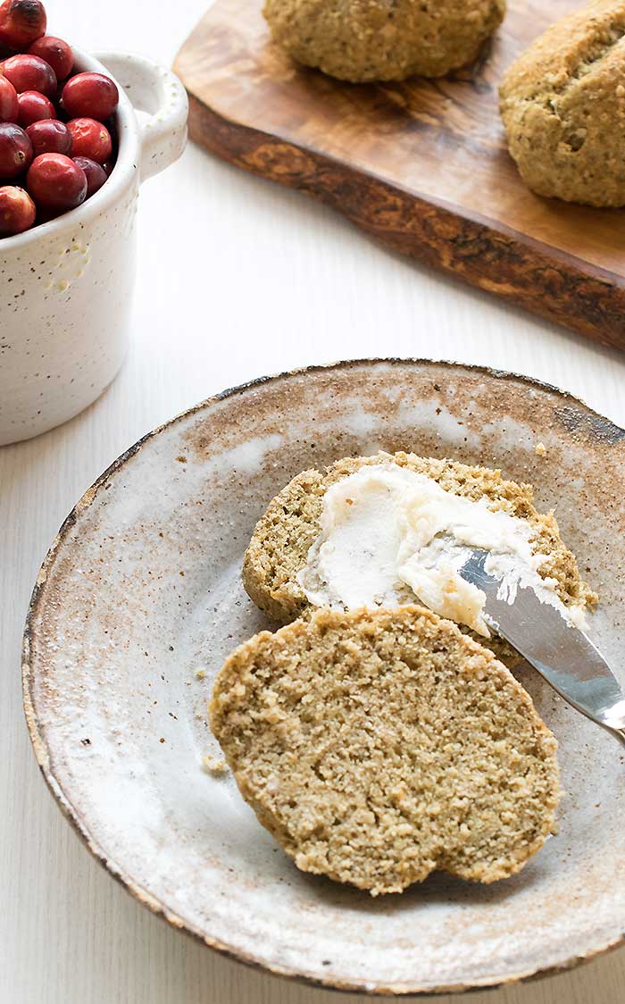 Gluten-Free Vegan Teff Oat Rolls
