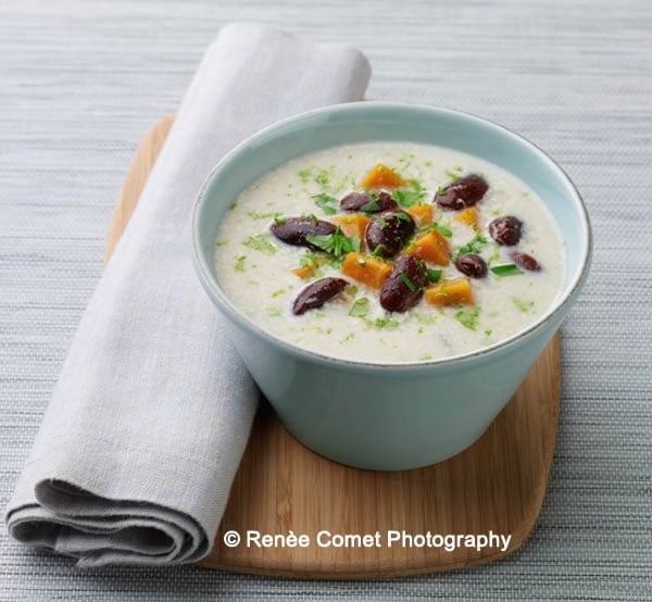 Thai Coconut Tongue of Fire Soup from The Great Vegan Bean Book